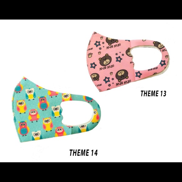 2 Pack Kids Toddler Reusable Face Mask Children - Picture 8 of 8